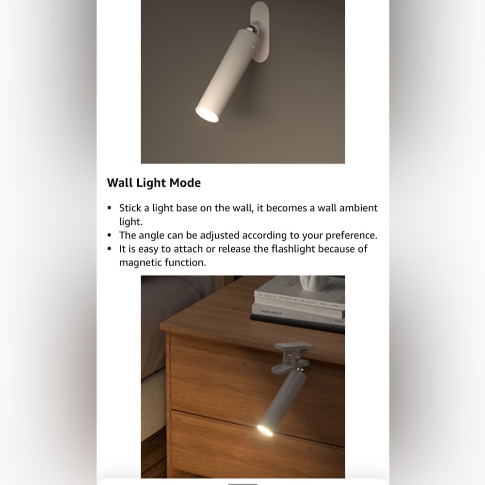 Multifunctional Magnetic Reading Light,Desk, LED Handheld Flashlight,Table Lamps - Picture 9 of 11